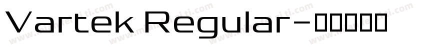 Vartek Regular字体转换